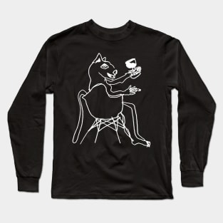 Wine and Cigar Long Sleeve T-Shirt